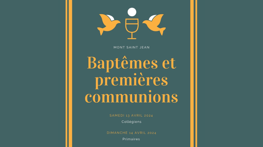 Baptêmes et premières communions