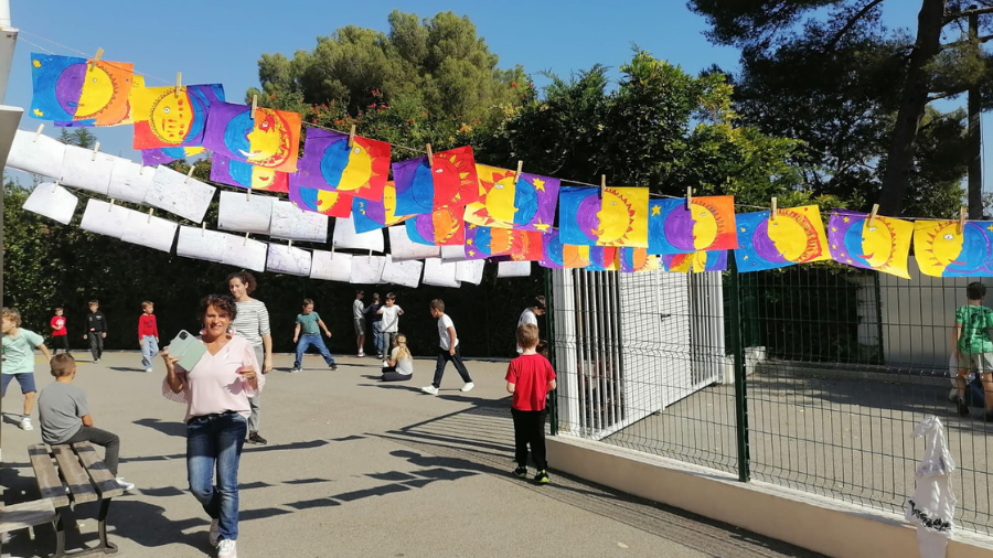 Grande lessive en primaire