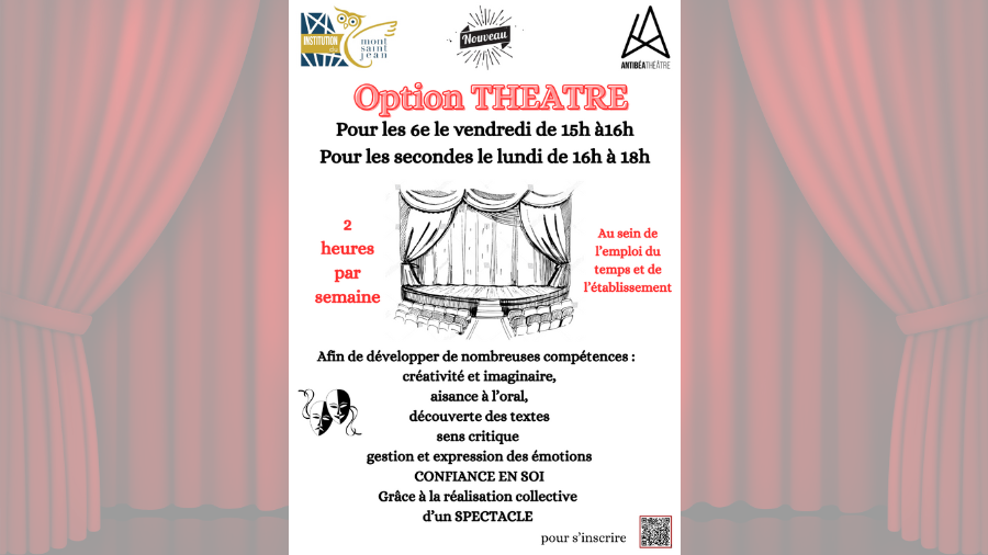 Option théâtre 6e / 2nde