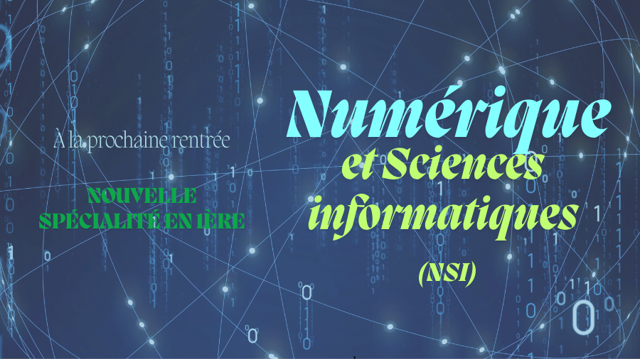 Numérique et Sciences Informatiques NSI