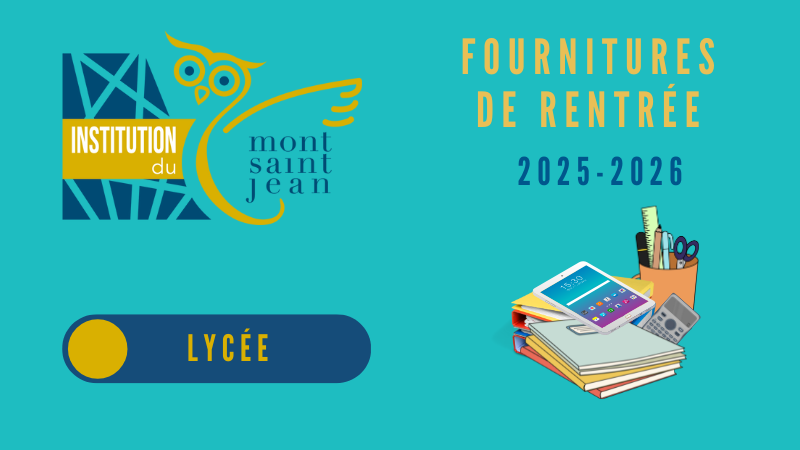 Listes de fournitures de rentrée en lycée